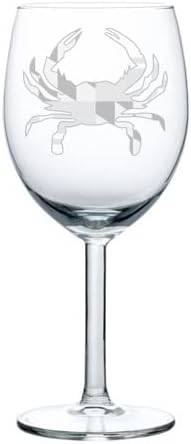MIP Wine Glass Goblet Maryland Crab (17 oz Stemless)