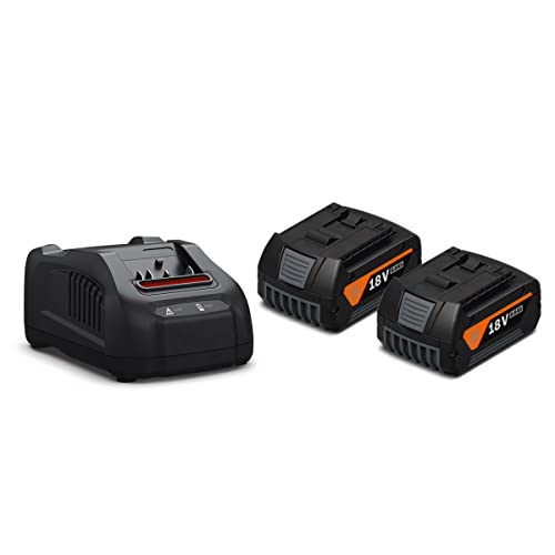 Baterías 18V 5.0 Ah FEIN 92604246240 y cargador GAL 1880 CV para obras sin cables