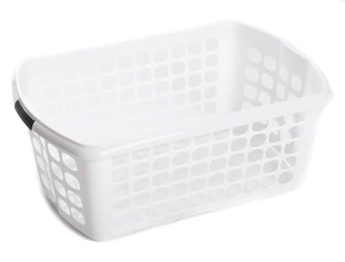 Wäschekorb 60cm Weiß – Wäschewanne Kunststoff mit...