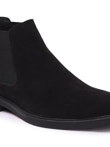 Image of Carlton London Men's Chelsea Slip-On Round Toe Comfortable Boot