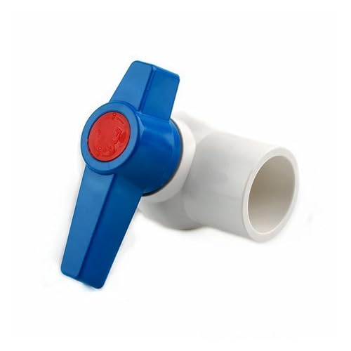 Válvula de PVC tipo bola de 32mm con mango de enchufe multicolor para fontanería 2