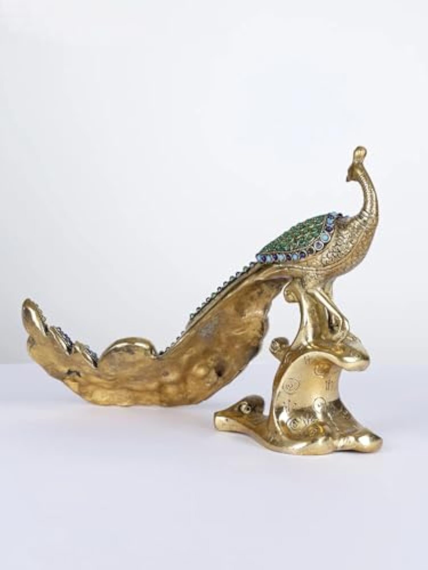 Premium Brass Peacock Decorative Statue