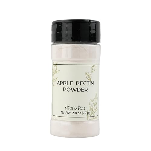 Olive & Vine Apple Pectin Powder Subtle Apple Flavor For Baking & Jams Rich Tradition Authentic Taste For Global Recipes (2.8 Ounce)
