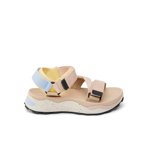 Image of REEF Cross Shore Womens Casual Sport Sandal, Adjustable Straps, Supportive Footbed, No Slip Traction