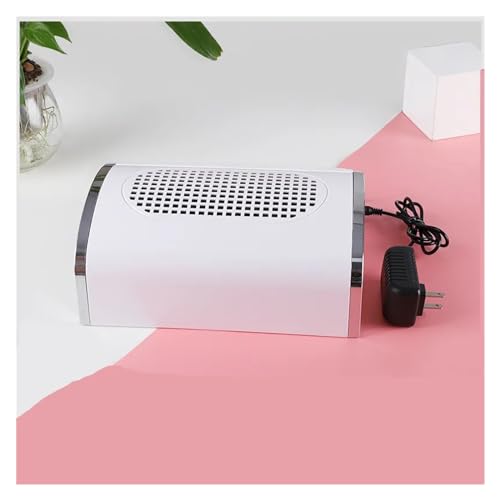 Colector de polvo de uñas de 80W con dos ventiladores y extractor morado 4