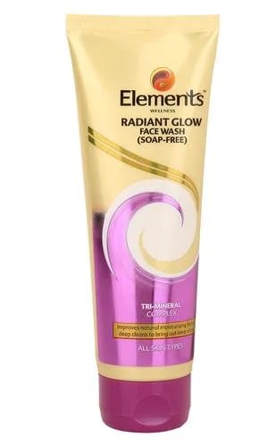 Elements Radiant Glow Face Wash, 100g