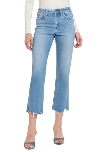 Flying Monkey Women's High-Rise Straight Leg Jeans in Comfy