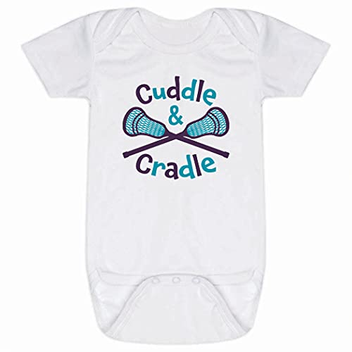 ChalkTalkSPORTS Lacrosse Baby Bodysuit - Cuddle and Cradle Small
