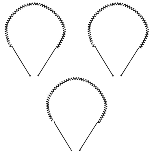 Image of SBWC Spring Band Wave Hair Band Metal Hair Band Spring Head Band for Men Boys Women Girls Pack of 1
