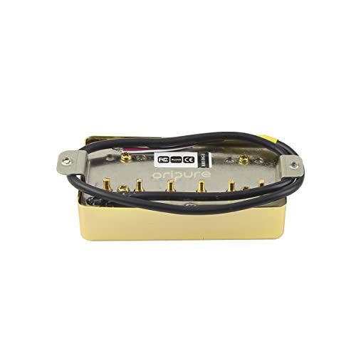 Oripure Alnico 5 Sealed Guitar Humbucker Pickups Golden Bridge Pickup 16K Fit Les Paul Guitar Part #TOP2