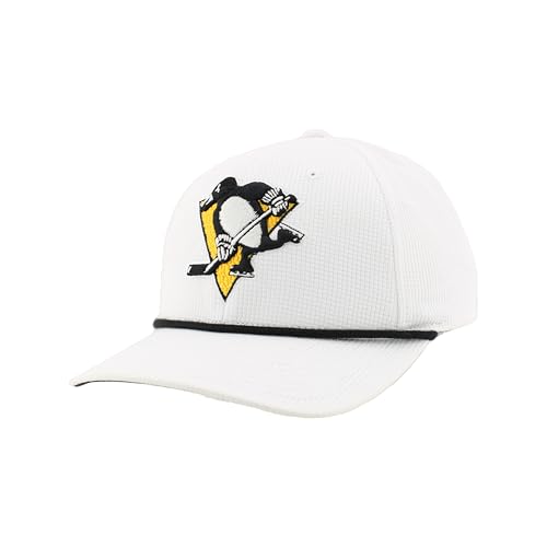 Pittsburgh Penguins NHL Officially Licensed Rope Hat Snapback Backspin White