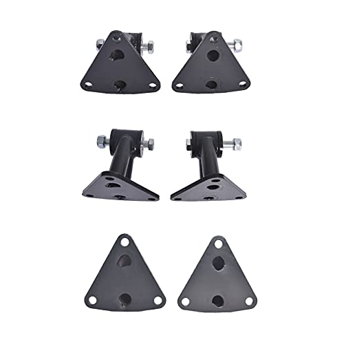 Image of munirater Engine Swap Weld-In Motor Mounts Replacement for Chevy Small & Big Block SBC BBC 91018040