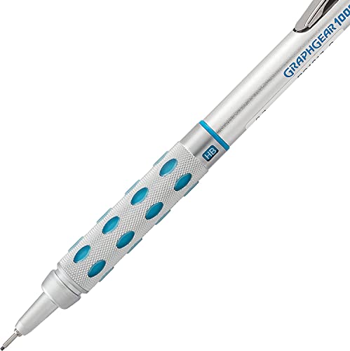 Pentel Graph Gear Mechanical Pencil 1000 - Automatic Drafting Pencil - 0.7Mm Lead Size - Blue Barrel - Includes Lead Refills & Eraser #TOP5