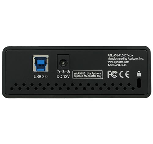 Image of Apricorn 22TB Aegis Padlock DT 256-Bit Encrypted USB 3.0 Hard Drive (ADT-3PL256-22TB)