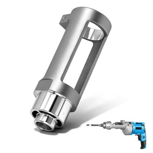 Adaptador de Broca de Orificio Cuadrado para Accesorio de Máquina Perforadora, Soporte de Fijación de Taladro de Orificio Cuadrado para Portabrocas de 38 a 43 Mm