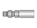 Parker Parkrimp Permanent Male NPTF Pipe - Swivel - Straight