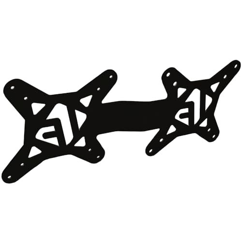 Image of IFCASE Universal Back of Monitor, Monitor Arm Extension Metal VESA Mount Adapter Extender Plate for Mini PC CPU Computer Compatible with Intel NUC (Black)