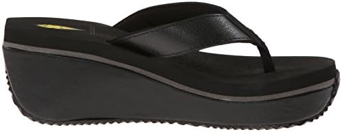 VOLATILE Women's Frappachino Thong Sandal,Black,7 M | Image 5