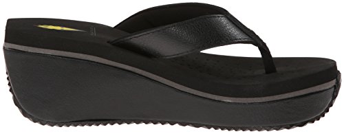Volatile Womens Frappachino Platform Casual Sandals Casual Low Heel 1-2" - Black - Size 8 M #TOP5