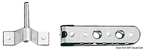 Fixation gouvernail 12mm Viadana pour remplacer un axe usé