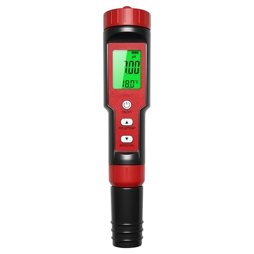 Homcoice pH Chloro Mètre Piscine 7-en-1, Testeur PH CHLORE SALINITY ORP TDS EC Température, Testeur Qualité Eau de haute précision avec fonction ATC pour piscines, eau potable, aquarium, hydroponie