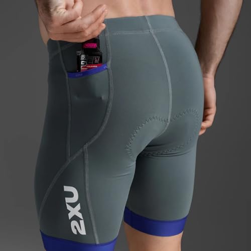 Short Triatlón Core 8 Pulgadas Hombre Azul miniatura 7