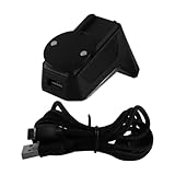 Station de charge en plastique ABS de qualité supérieure, dotée d'une puce intelligente pour une protection contre les surintensités et les surtensions, assurant une charge sûre et rapide de votre souris de jeu sans risque d'arrêt, notamment pour les jeux à forte tension; un excellent choix de batterie de secours pour la maison ou les voyages.