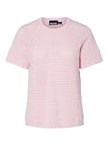 PIECES Pcscout SS O-Neck Knit BC, Pink-a-Boo, M