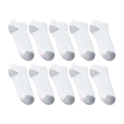Image of Hanes Women's Low Cut Cushioned Athletic Sock (Pack of 10)