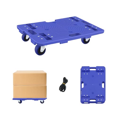 Carretilla plegable con ruedas giratorias 360° y capacidad 330lb miniatura 1