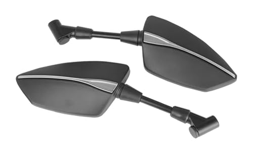 �o�C�N�~���[ �p F900R F900XR F900 RF 900 XR 2020-2022 8mm 10mm ���j�o�[�T���o�C�N�o�b�N�~���[�T�C�h �n���h���o�[�T�C�h(NO LOGO Silver)