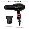 Nova 6130 Hair Dryer 1800W Powerful Hot & Cold Air Blow Dryer for Women & Men | Lightweight Hair Dryer with Styling Nozzle for Home & Travel Use #3