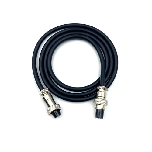 Cable GX12 5 Pines Doble Hembra 0.5 m miniatura 2