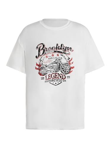 SweatyRocks Women's Y2K Lip Graphic Tees Crew Neck Half Sleeve