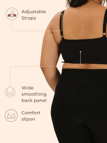 Image of UNDERNEAT Women Wireless Shaping Bra with Adjustable Straps | Gentle Lift and Seamless Fit | Non-Padded Bra for Women | Breathable Fabric for All Day Comfortable Wear