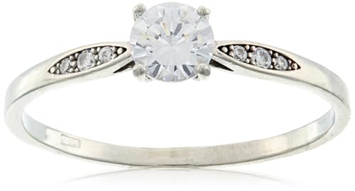 Bague silver engagement ring sans gemme : confort durable taille 57