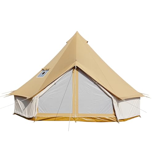 Carpa Bell Canvas 4 Temporadas con Estufa para Camping Familiar miniatura 1