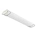 Sea Gull Lighting 59216LE-962 Midland Two-Light Flush Mount Ceiling Light with White Plastic Acrylic Diffuser, Brushed Nickel Finish