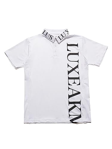[NXG[P[GvX] |Vc VERTICAL LOGO POLO SHIRTS Y white (SN10) XL