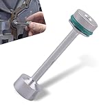 Aluminum Oil Diverter Barbell, Alloy Oil Restrictor, for GM Gen III & IV LS Engines LS1 LS2 LS3 LS6 LS7 LS9 LQ4 LQ9 4.8L 5.3L 6.0L 6.2L L92 LS4 L99 LSA (Silver)