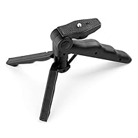 Fotover Universal Durable Mini Lightweight Table Top Camera Tripod Stand and Grip Stabilizer with Phone Bracket Mount for iPhone 8 7 6 6s plus 5 5s Other Smartphones,6.22 inches