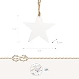 Zoom IMG-1 stelle in legno bianche 10 Zoom IMG-1 stelle in legno bianche 10