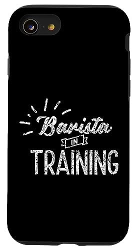 Barista In Training エスプレッソ バリスタ コーヒーメーカー スマホケース iPhone SE (2020) / 7 / 8 用