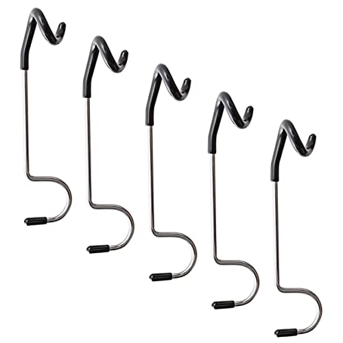 ibasenice 5Pcs S Shape Camping Lamp Hook Hangers Durable Tent Light Hooks for Outdoor Use Lightweight Versatile for Lanterns Clothes Bags and More