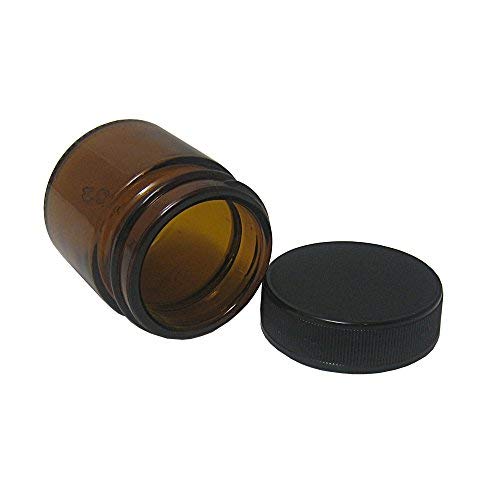 Small Amber Glass Jar - NEW!