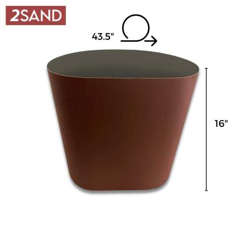 2Sand 16" X 43.5" Drum Sander Feed Belt For Performax 16-32 And Jet Plus 16-32 Drum Sanders #TOP1