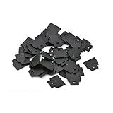 YFZQLKR 12PCS DX4 wiper compatible with Mimaki jv3 Roland VP300 VP540 SP540 SP300 RS540 RS640 SJ745 SJ1000 XJ540 SJ1045 print head solvent dx4 wiper (Color : Black)