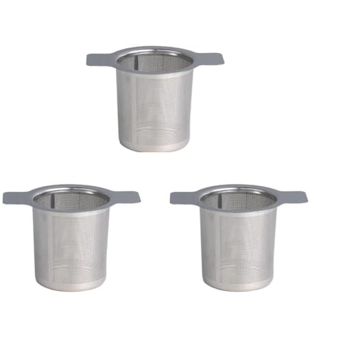 3 Pièces Infuseur À Thé En Acier Inoxydable, Filtre À Thé Filtre À, Panier À Thé En Inox, Diffuseur De Thé En Acier Inoxydable, Convient Pour Accrocher Sur Des Théières