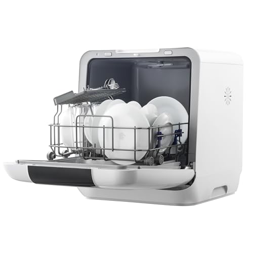image for Midea MDC17P2DWW Countertop Dishwasher Portable with 6L(1.59G) Built-i