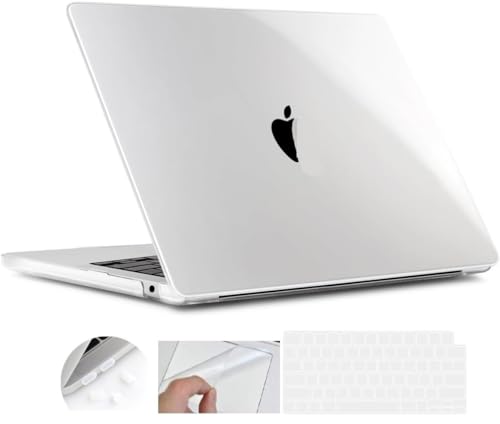 MOCA Case Compatible with MacBook Air 15 inch M4 2025 2024 2023 Release A3241 M3 A3114 M2 A2941 Liquid Retina Display, Plastic Hard Shell Case + Keyboard Cover (Crystal Clear) MOCA Case Compatible with MacBook Air 15 inch M4 2025 2024 2023 Release A3241 M3 A3114 M2 A2941 Liquid Retina Display, Plastic Hard Shell Case + Keyboard Cover (Crystal Clear)